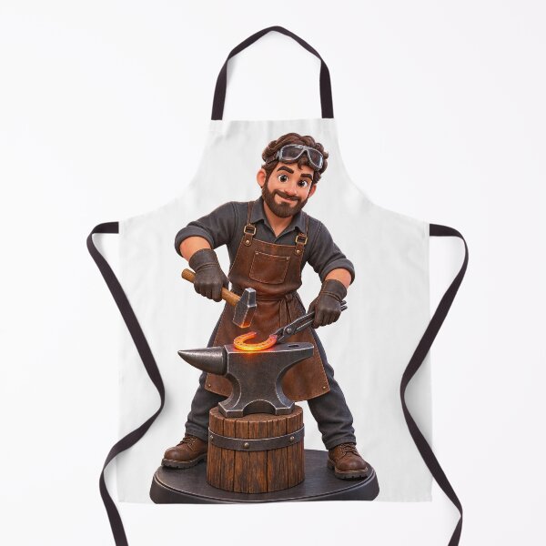 Item preview, Professional Blacksmith 3D Cartoon Character designed and sold by libanmax.