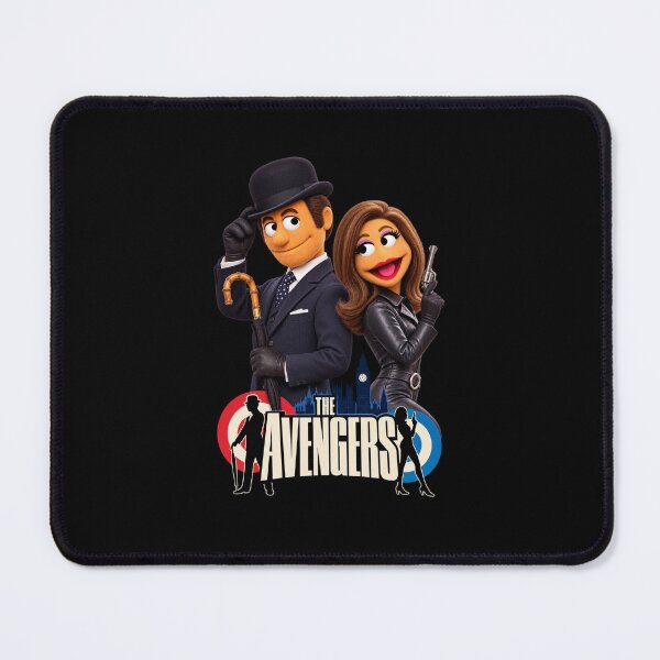 Item preview, Puppet Steed and Mrs Peel designed and sold by halibutgoatramb.