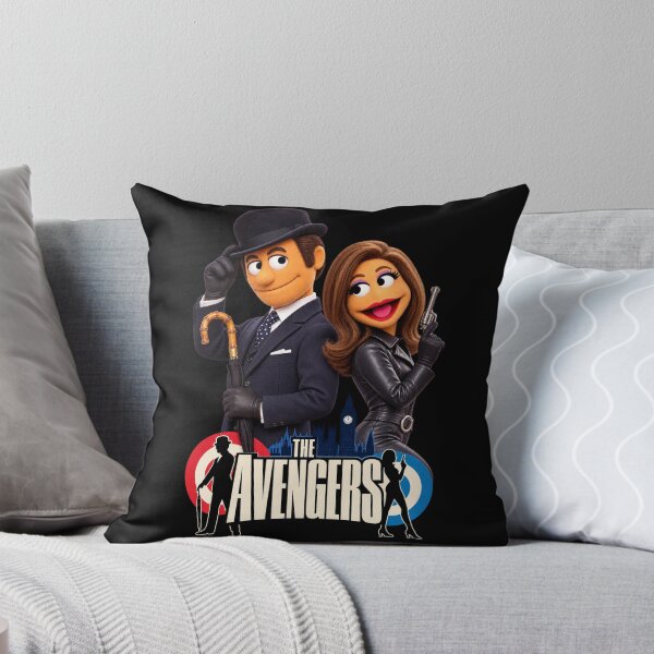 Item preview, Puppet Steed and Mrs Peel designed and sold by halibutgoatramb.