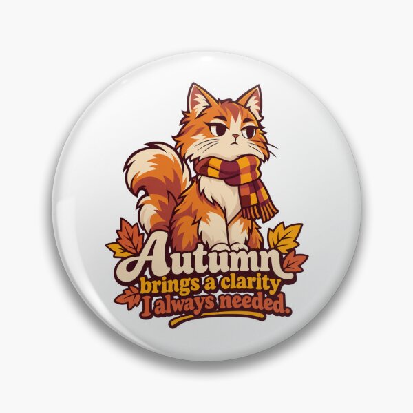 Item preview, Autumn Clarity Cat designed and sold by LuveraxArt.