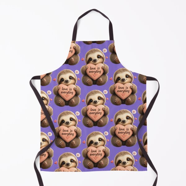 Item preview, Cute Sloth Holding Heart Love Is Everything designed and sold by Funnygiftsstudio .