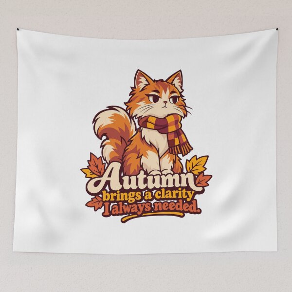 Item preview, Autumn Clarity Cat designed and sold by LuveraxArt.
