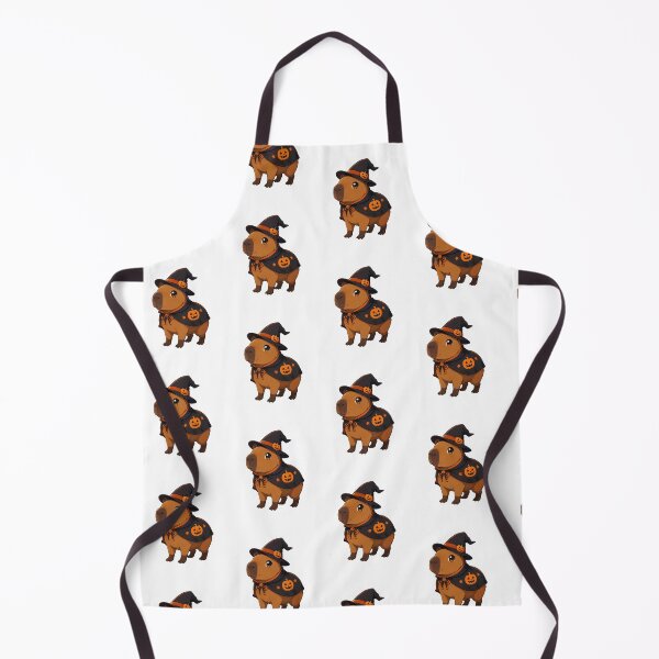 Item preview, Cute Witch Capybara Halloween Costume designed and sold by Inka Moon Design.