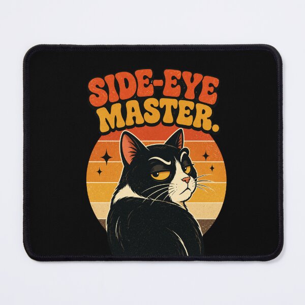 Item preview, Side-Eye Master Funny Sassy Cat Sarcastic Cat Meme designed and sold by Retro Whiskers.