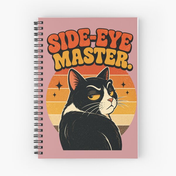 Item preview, Side-Eye Master Funny Sassy Cat Sarcastic Cat Meme designed and sold by Retro Whiskers.