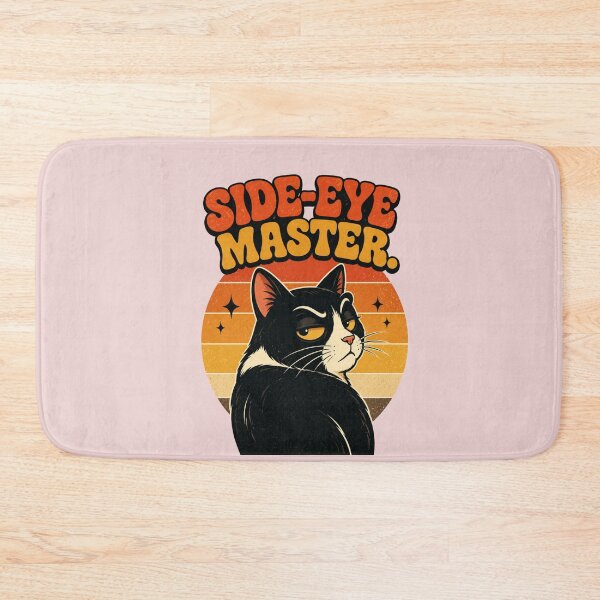 Item preview, Side-Eye Master Funny Sassy Cat Sarcastic Cat Meme designed and sold by Retro Whiskers.