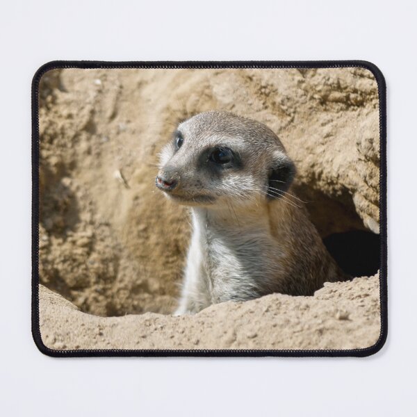 Item preview, Meerkat Wildlife Art Painterly Burrow Portrait designed and sold by Vac1.