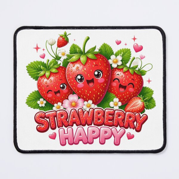 Item preview, Strawberry Happy designed and sold by Stylestickers55.