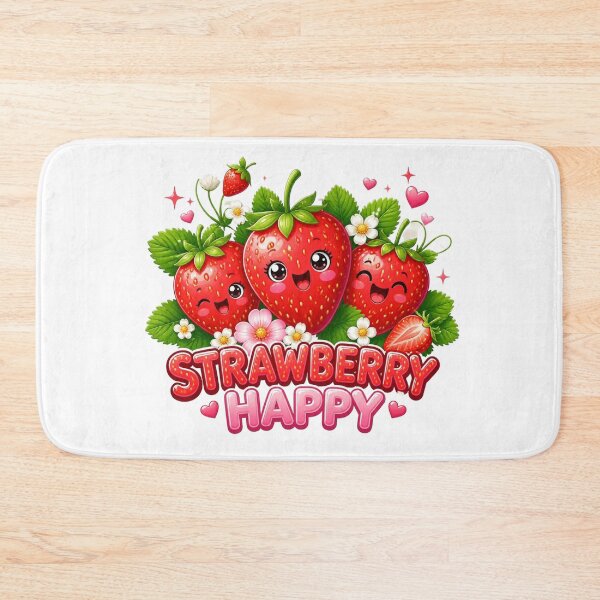 Item preview, Strawberry Happy designed and sold by Stylestickers55.