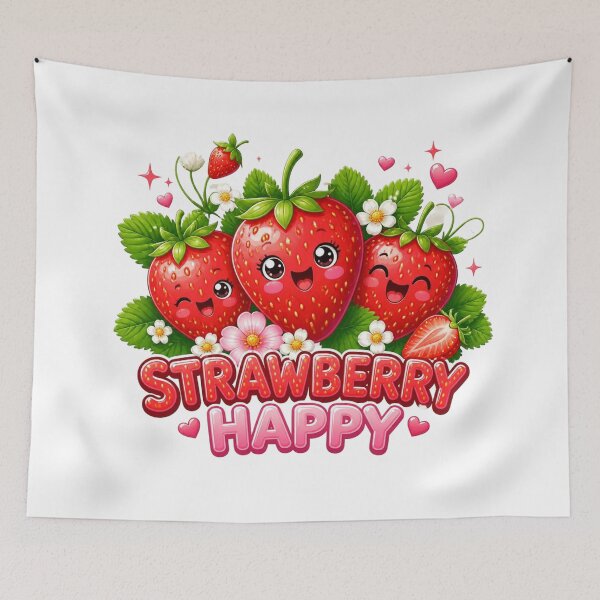 Item preview, Strawberry Happy designed and sold by Stylestickers55.