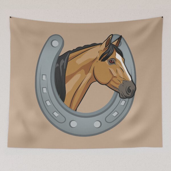 Item preview, The head of the Abstang in a horseshoe designed and sold by Cheval-de-coeur.