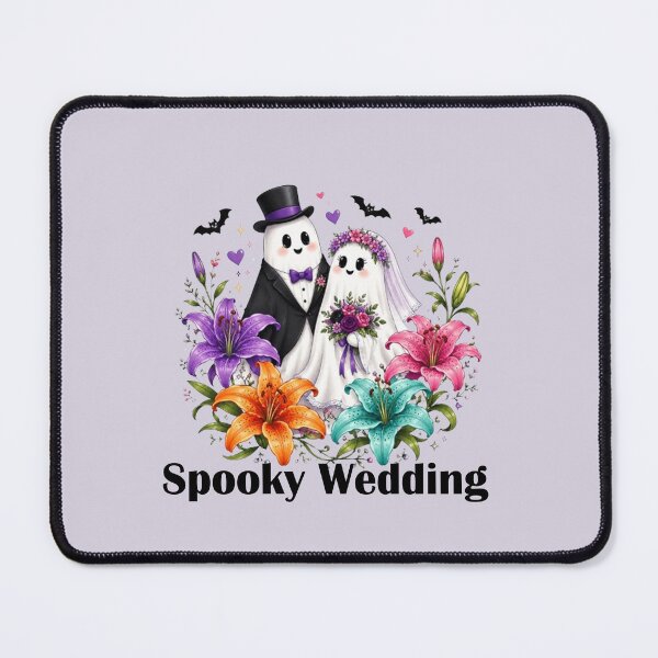 Item preview, Halloween Wedding Love – Whimsical Ghost Bride and Groom designed and sold by annenambiro.