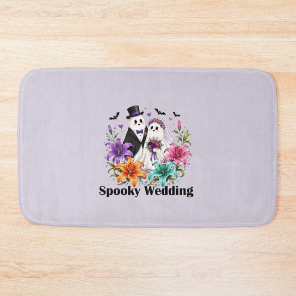 Item preview, Halloween Wedding Love – Whimsical Ghost Bride and Groom designed and sold by annenambiro.