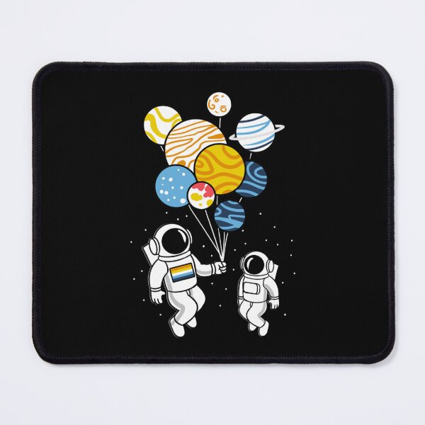 Item preview, Astronaut Holding Aroace Balloons   designed and sold by MICHELL-LOVEB.