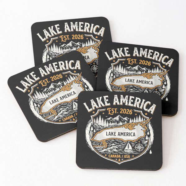 Item preview, Lake America East 2026 Funny Lake Ontario Canada Political Parody designed and sold by Miniadecal.