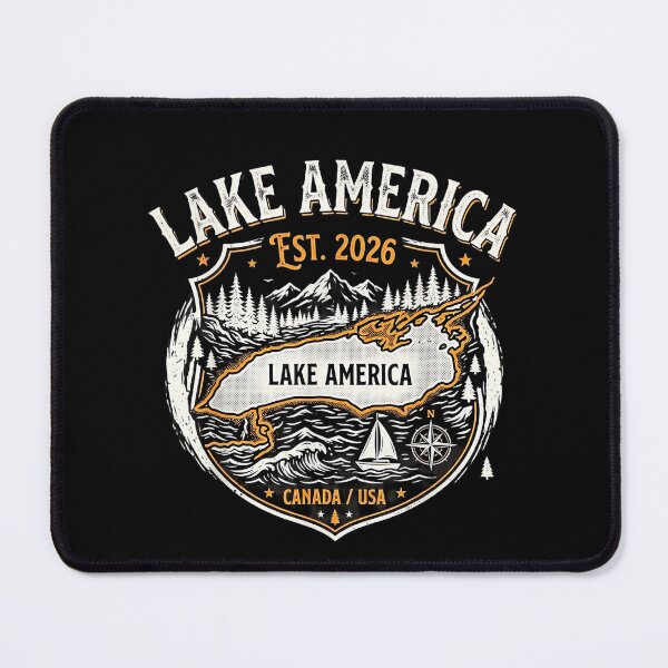 Item preview, Lake America East 2026 Funny Lake Ontario Canada Political Parody designed and sold by Miniadecal.