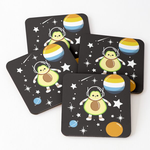 Item preview, Avocado Astronaut Aroace Pride   designed and sold by MICHELL-LOVEB.