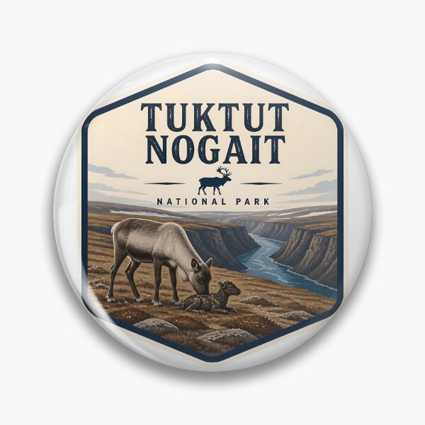 Item preview, Tuktut Nogait National Park Canada Vintage Travel designed and sold by TravelersGems.