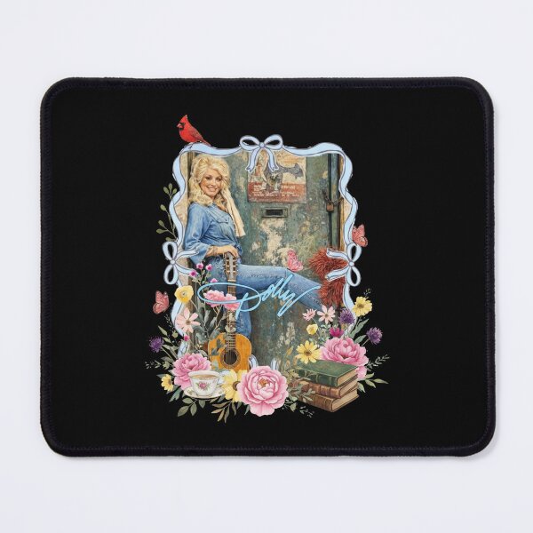 Item preview, Vintage Dolly Parton Cottagecore Blue Ribbon Country Floral designed and sold by Dravienart.