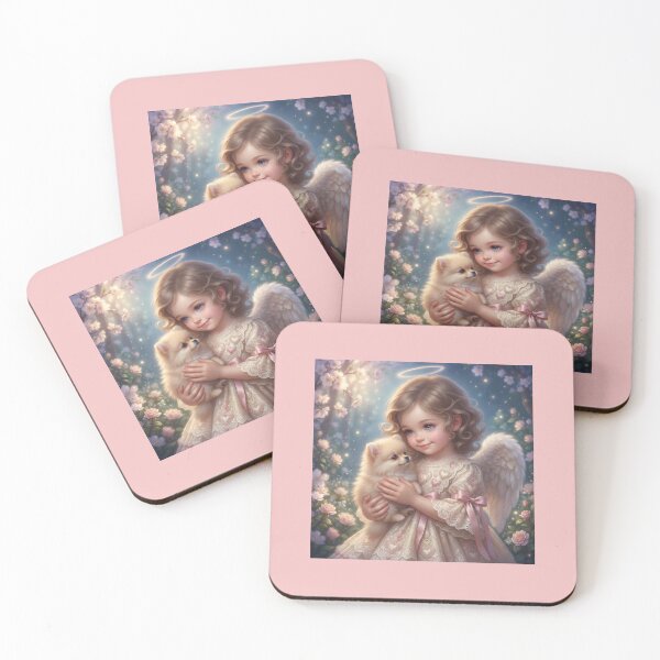 Item preview, Radiant Angel and Little Friend. designed and sold by JoyNest = "The nest of joy".