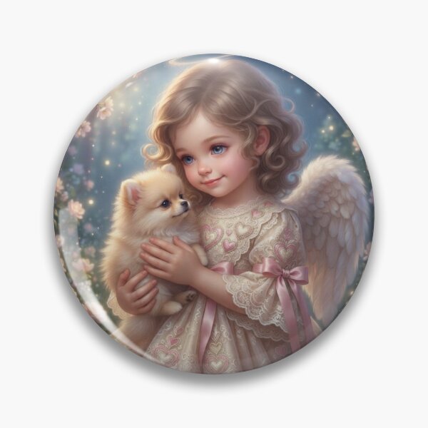 Item preview, Radiant Angel and Little Friend. designed and sold by JoyNest = "The nest of joy".