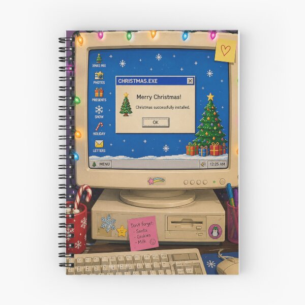 Item preview, Retro Computer Christmas – Y2K Christmas Nostalgia designed and sold by Planthem.