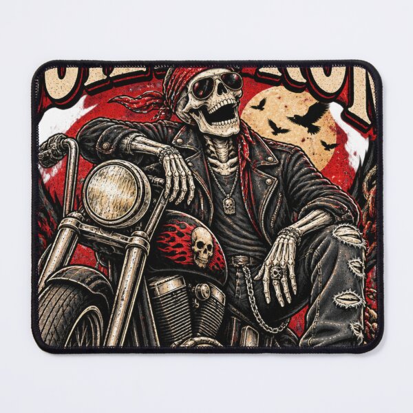 Item preview, Built From Bad Days Vintage Skeleton Biker designed and sold by JatCreative.