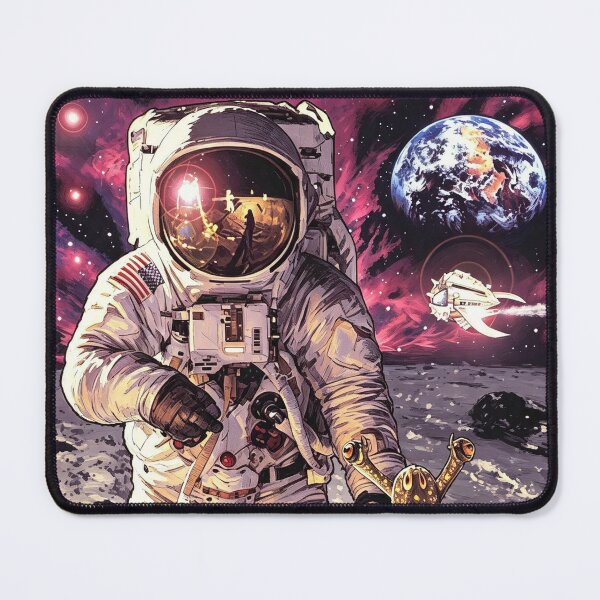 Item preview, Moon man meets Alien. designed and sold by Jonsmartdesigns.