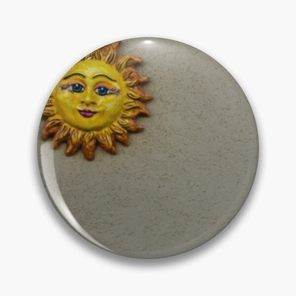 Item preview, Cheerful Sun Face Wall Ornament Decor Mounted on Textured Beige Wall designed and sold by Nmallia.