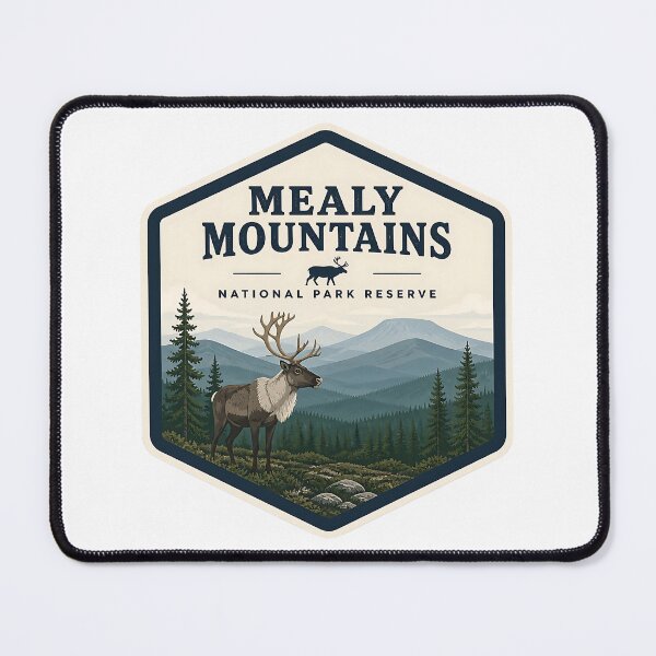 Item preview, Mealy Mountains National Park Canada Vintage Travel designed and sold by TravelersGems.