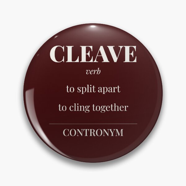 Item preview, Cleave - Contronym Word Nerd T-Shirt, Funny Dictionary Definition Shirt for Editors, Writers & Linguists designed and sold by incognipress.