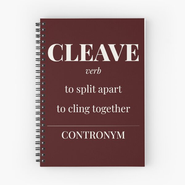 Item preview, Cleave - Contronym Word Nerd T-Shirt, Funny Dictionary Definition Shirt for Editors, Writers & Linguists designed and sold by incognipress.