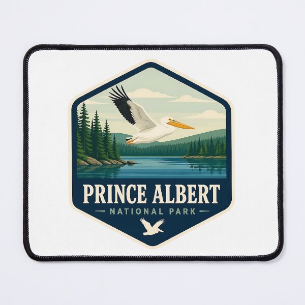 Item preview, Prince Albert National Park Canada Vintage Travel designed and sold by TravelersGems.