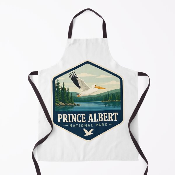 Item preview, Prince Albert National Park Canada Vintage Travel designed and sold by TravelersGems.
