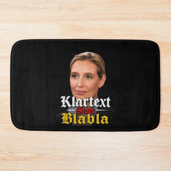 Item preview, Klartext Statt Blabla German Plain Talk Slogan designed and sold by Flirt-Teez.