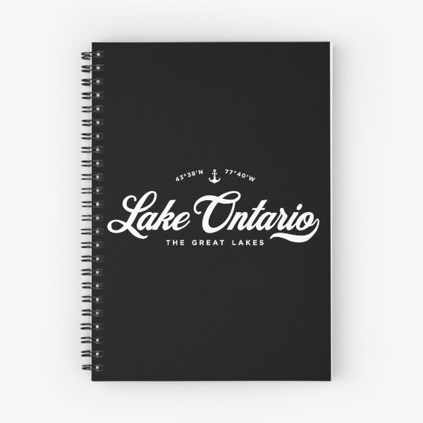 Item preview, Lake Ontario The Great Lakes Script Anchor Nautical Travel Graphic designed and sold by Miniadecal.