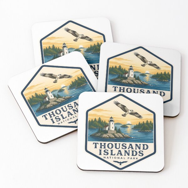 Item preview, Thousand Islands National Park Canada Vintage Travel designed and sold by TravelersGems.