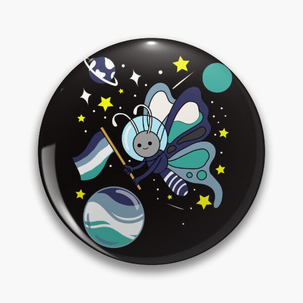 Item preview, Butterfly Astronaut Oriented Aroace   designed and sold by MICHELL-LOVEB.