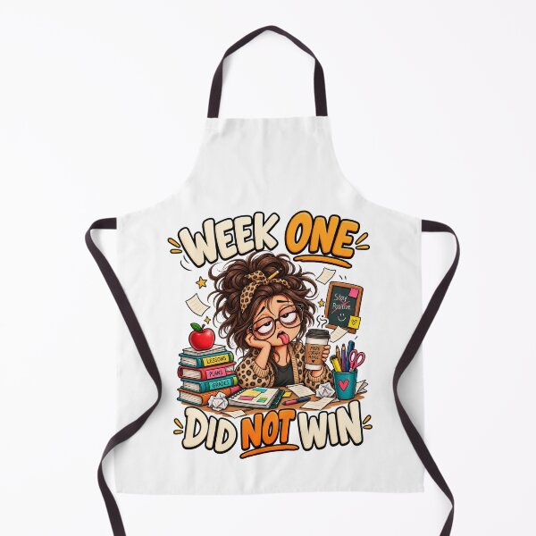 Item preview, Week One Did Not Win – Funny Exhausted Teacher Back to School Design designed and sold by youcefben48.
