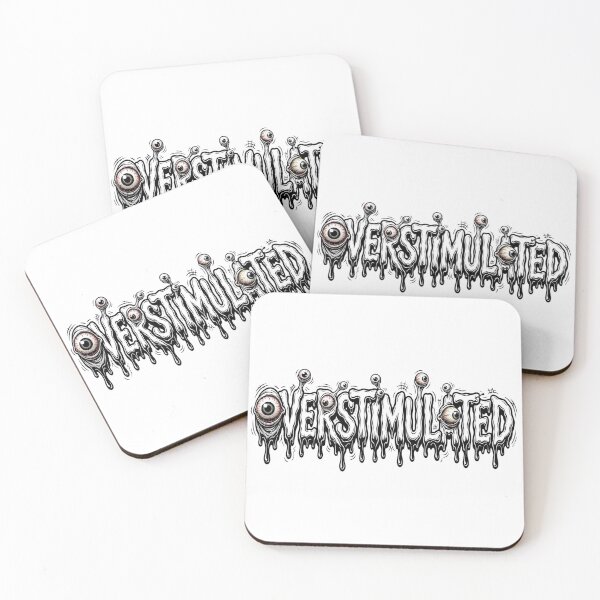 Item preview, Overstimulated Melting Horror Font Eyeballs designed and sold by puzzell.