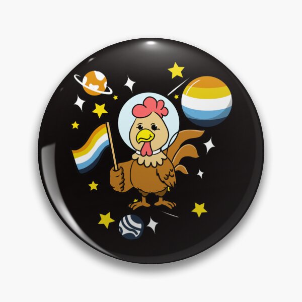 Item preview, Chicken In Space Aroace Pride   designed and sold by MICHELL-LOVEB.