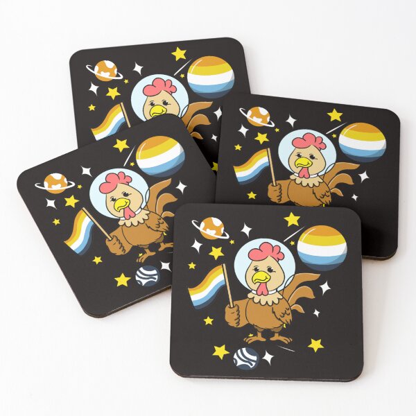 Item preview, Chicken In Space Aroace Pride   designed and sold by MICHELL-LOVEB.