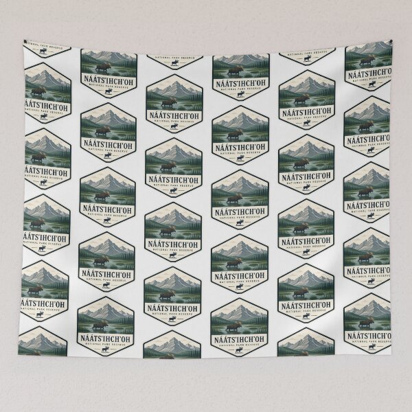 Item preview, Naatsihchoh National Park Reserve Canada Vintage Travel designed and sold by TravelersGems.