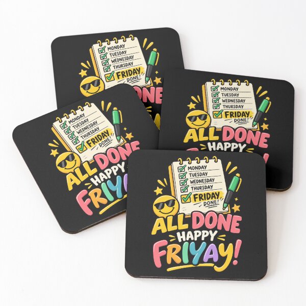 Item preview, All Done Happy Friyay Funny School Design designed and sold by DarkRelicStudio.