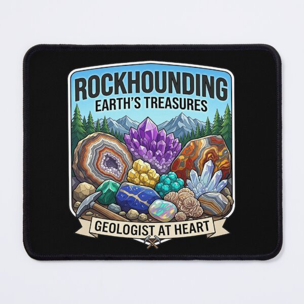 Item preview, Rockhounding Geologist At Heart designed and sold by rockazona.