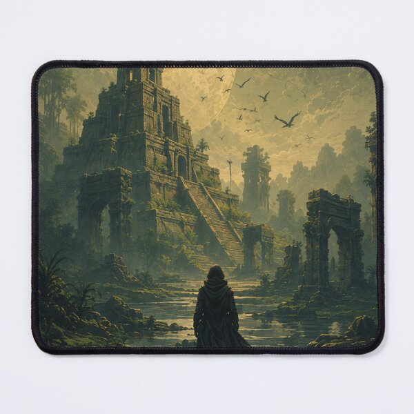 Item preview, Mystical Jungle Ruins Fantasy Art designed and sold by NordenPosters.