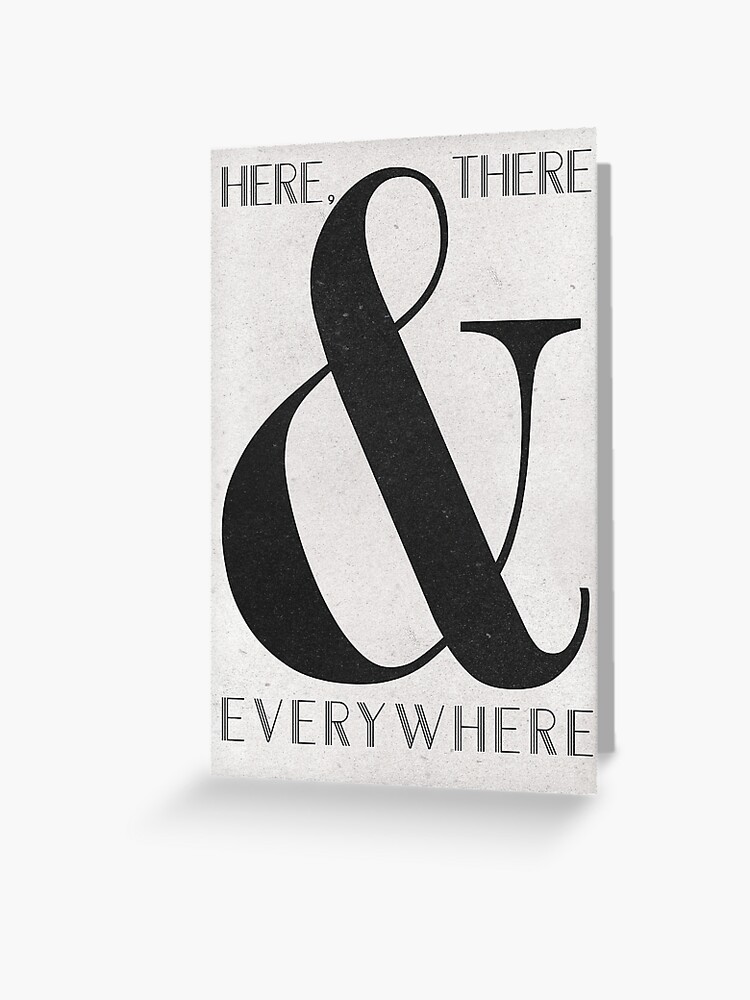 Here There and Everywhere Print the Beatles Beatles Lyrics 