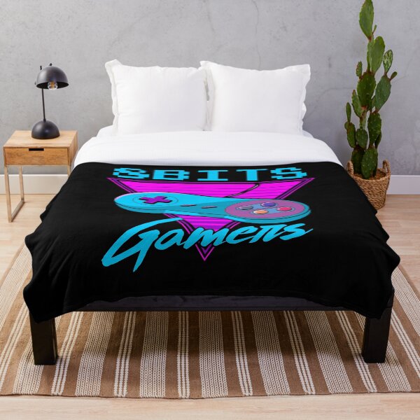 Artikelvorschau, 8-Bit Retro-Gamer-Controller im Vaporwave-Neon-Design entworfen und verkauft von heedooppod.