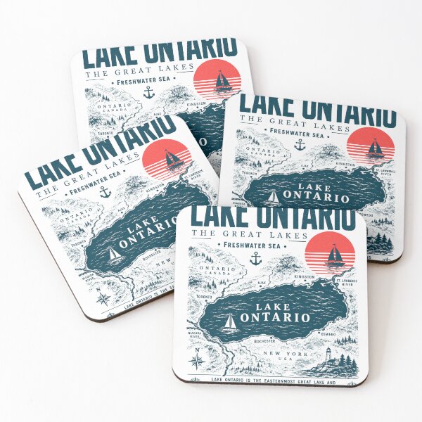 Item preview, Lake Ontario Great Lakes Resist Ontario Vacation Coastal Sailing Travel designed and sold by AlvinObrien.