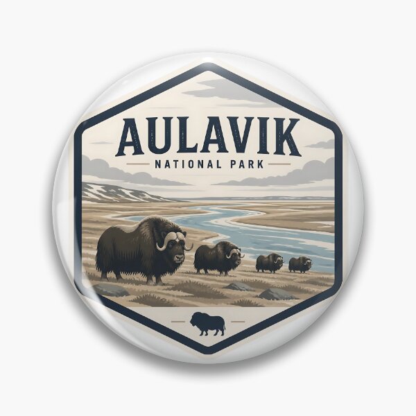 Item preview, Aulavik National Park Canada Vintage Travel designed and sold by TravelersGems.